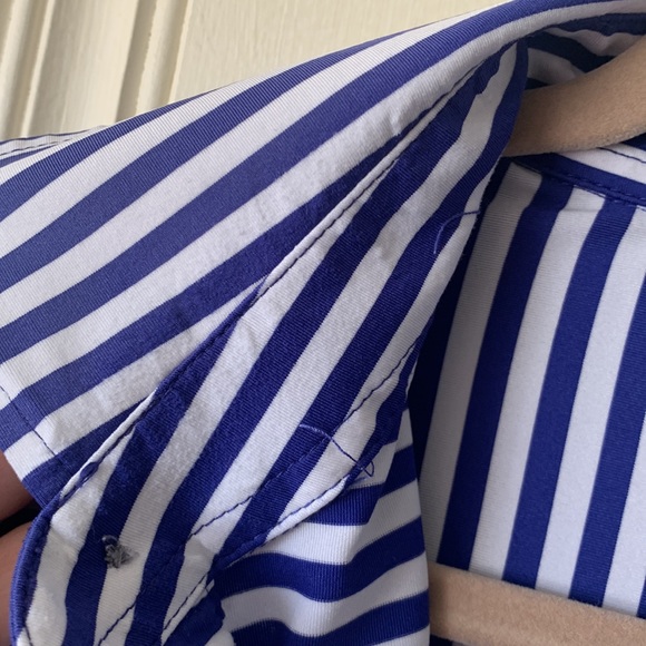 FootJoy Purple Stripe Golf Polo Size L - Picture 10 of 14